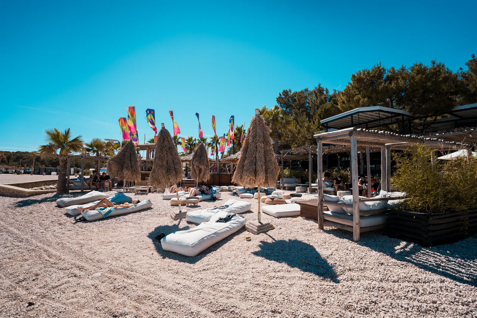 Feest op Zrce Festival Beach — Foto 2