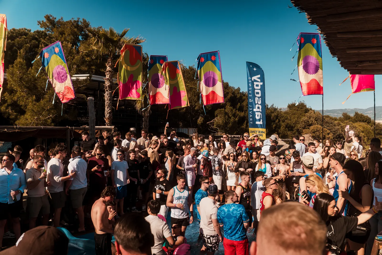 Party am Zrce Festival Beach — Foto 1