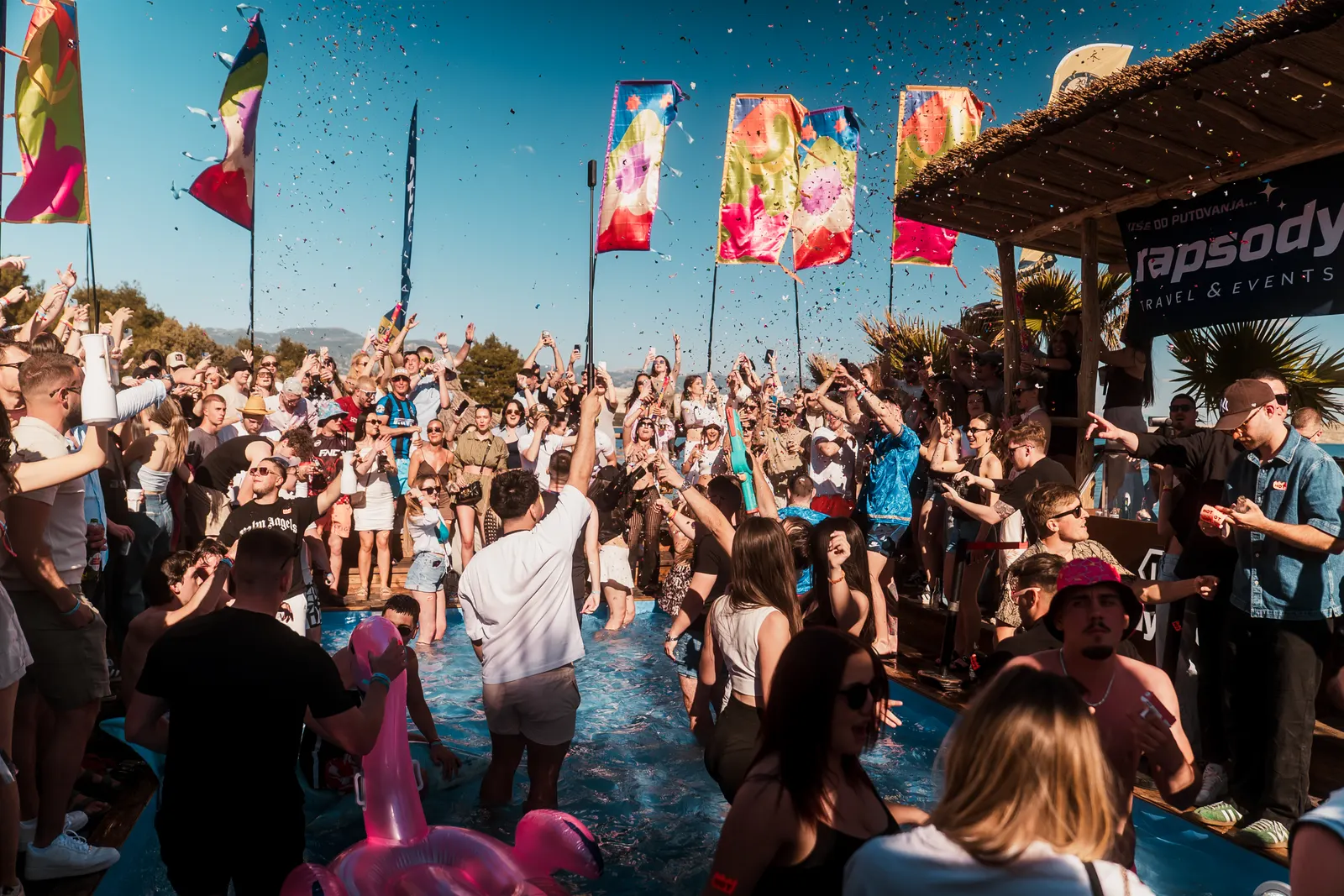 Party am Zrce Festival Beach — Foto 5